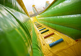 Buy the perfect giraffe themed inflatable slide with 3D objects for kids. Order inflatable slides now online at JB Inflatables America