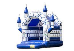 Small indoor bouncy castle in theme castle for children for sale. Available at JB Inflatables America online