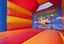 Buy a midi inflatable bounce house in pirate theme for kids. Order bounce houses at JB Inflatables America online