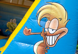 Small bouncer with roof in seaworld theme for sale. Order bouncers online at JB Inflatables America