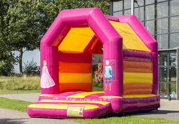 Midi inflatable bouncer in princess theme for kids to buy. Order bouncers at JB Inflatables America online