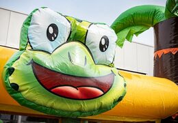 Order large inflatable bounce house in jungle theme for children. Buy bounce houses online at JB Inflatables America