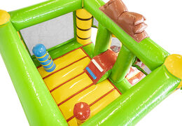 Buy mini inflatable lion bouncer with slide for children at JB Inflatables. Inflatable bouncers for sale at JB Inflatables America