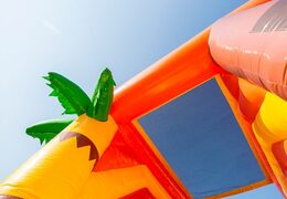 Large inflatable open multiplay indoor pirate bouncer with slide for kids. Buy bouncers online at JB Inflatables America 