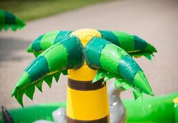 Multiplay playzone jungle bouncer with plastic balls and 3D objects for children. Buy bouncers online at JB Inflatables America 