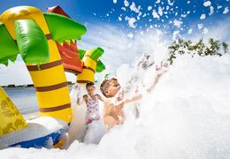 Buy Bubble park Hawaii with a foam tap for kids. Order inflatable bounce houses at JB Inflatables America