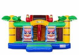 Order Slidebox Hawaii bounce house with slide for kids. Buy bounce houses online at JB Inflatables America 
