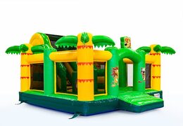 Compra Castillo hinchable Boss Slidebox Jungle Theme con tobogán para niños. Ordene castillo castillo hinchables en línea en JB Hinchables España