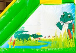 Buy inflatable multiplay bouncer in crocodile theme with connectable baths for children at JB Inflatables America. Order inflatable bouncer s online at JB Inflatables America