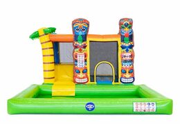Buy Hawaii themed inflatable multiplay bouncer with or without a bath for children at JB Inflatables America. Order inflatable bouncers online at JB Inflatables America