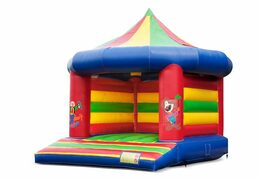 Buy standard carousel bouncers in circus theme for children. Buy bouncers online at JB Inflatables America