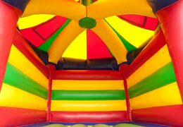 Order standard carousel bouncy castle in circus theme for children. Inflatables for sale online at JB Inflatables America