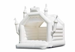 Buy a standard bouncy castle in a wedding theme in the form of a castle for children. Buy inflatables online at JB Inflatables America