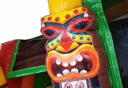 Order indoor inflatable multiplay bounce house in Hawaii theme for kids at JB Inflatables America. Buy bounce houses online at JB Inflatables America