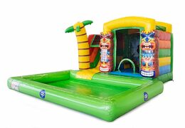 Buy Multifunctional mini splash bounce Hawaii bouncy castle at JB Inflatables America. Order inflatable bouncy castles online at JB Inflatables America
