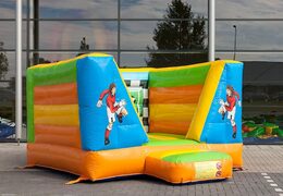 Small soccer-themed bouncer for kids for sale. Order now at JB Inflatables America online