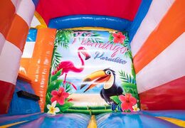 Order multifunctional mini splash flamingo bouncers at JB Inflatables America. Buy bouncers online at JB Inflatables America