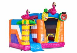 Order indoor inflatable multiplay bounce house in flamingo theme for kids at JB Inflatables America. Buy bounce houses online at JB Inflatables America