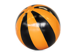 Opblaasbare superbal 2 meter groot oranje zwart kopen voor kinderen