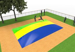 Buy inflatable airmountain in color green-yellow-blue for children. Order inflatable airmountains now online at JB Inflatables America