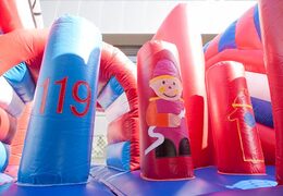 Order medium inflatable fire truck bouncer with slide for children. Buy inflatable bouncers online at JB Inflatables America