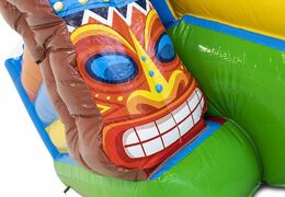 aloha themed inflatable bouncer with slide for sale for kids