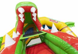 Crocodile Shaped Inflatable Bouncer With Slide For Sale For Kids