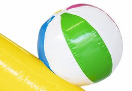 Inflatable bouncer duck world yellow blue with duck on it for sale for children