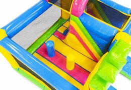 Order Hawaii themed inflatable bouncy castle with slide for kids