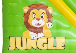 order jungle themed inflatable slide air cushion for kids