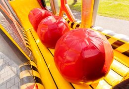 Mega voltage themed assault course for sale at JB Inflatables