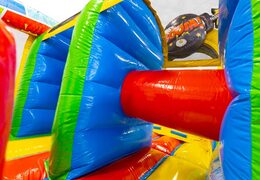 Order Comic 13m inflatable obstacle course for children. Buy inflatable obstacle courses now online at JB Inflatables America