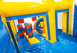 Order a 4 in 1 slide in the Rubber Duck theme for your kids. Buy inflatable slides now online at JB Inflatables America
