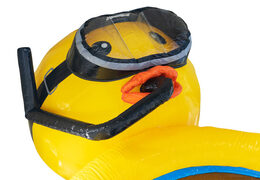 Get your inflatable 4 in 1 Rubber Duck slide for kids online now. Order inflatable slides at JB Inflatables America