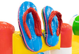 Order an inflatable 4 in 1 slide in the Rubber Duck theme for your children. Buy inflatable slides online now at JB Inflatables America