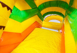 Buy inflatable Mini Multiplay Lion bouncy castle for your kids. Order inflatable bouncers at JB Inflatables America