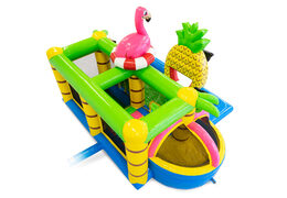 Buy Flamingo bouncy castle for children. Order bouncy castles online at JB Inflatables America