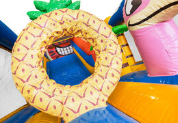 Order inflatable Multi Slide Caribbean bouncy castle with slide for children. Buy inflatable bouncy castles now online at JB Inflatables America