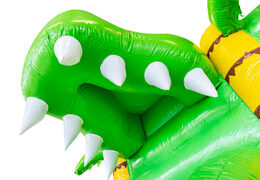 Buy Inflatable Multiplay Crocodile Bouncer With Slide For Kids. Order inflatable bouncy castles now online at JB Inflatables America