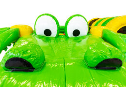 Order inflatable Multiplay Crocodil bouncy castle with slide for children. Buy inflatable bouncy castles now online at JB Inflatables America
