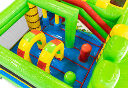 Buy Multiplay Crocodil bouncy castle with slide for your children. Order inflatable bouncy castles online now at JB Inflatables America