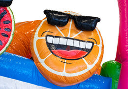 Order inflatable Multiplay Flamingo bouncy castle with slide for children. Buy inflatable bouncy castles now online at JB Inflatables America