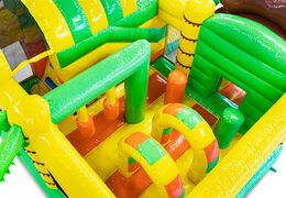 Order inflatable Multiplay Lion bouncy castle with slide for children. Buy inflatable bouncy castles now online at JB Inflatables America