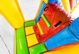 Inflatable multi box bouncy castle safari covered for sale