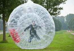 Inflatable ball for playing games for adults