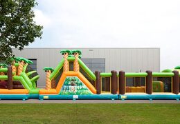 Long obstacle course that can be moved