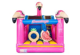 Buy Multi Slide Flamingo bouncy castle at JB Inflatables