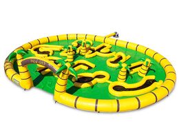 Golf game with palm tree theme