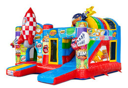 Order online the multiplay with comic theme featuring a slide and play objects