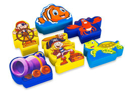 Softplay theme set Pirate Seaworld images animals